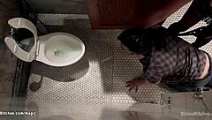 Femdom face-fucks the bound guy 😈