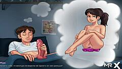 big cucumber fucks mature in kitchen