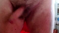 my cock gets spanked hard! feel the sting and moan from the pain.