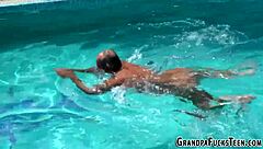 teen slut fucks grandpa