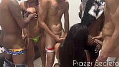 Wild party unfolds among trans women and youths in rio de janeiro