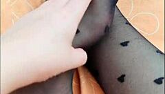 Foot Massage in Tight Leggings by DepravedMinx