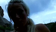 dirty sex in the woods with tight pussy