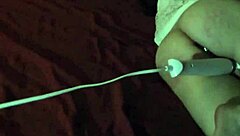 Gigi reaches intense orgasm with Hitachi and plug!