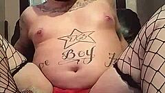 why does shemale slut natalie sin love playing with her feet solo?