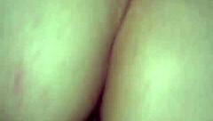 White wife dominates me riding reverse cowgirl with pure skill!