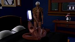 Sims 4 dark angel handjob threesome