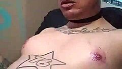 why does shemale slut natalie sin love playing with her feet solo?