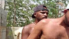 Two Gay Men Fucking In An Abandoned Construction Site