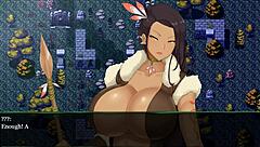 tease: black demon woman offers anus for creampie in hentai