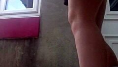 And Pissing Outside in Pink Panties