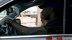 i watch pretty blonde teen get attention from black guy