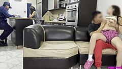 Watch this tricked niece getting anal doggystyle!