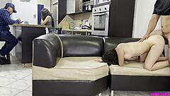 Watch this tricked niece getting anal doggystyle!