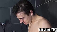 Cute Twinks Feel Intense Pleasure in Shower