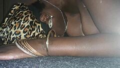 homemade ebony milf shows off her ass and pussy in scene 4