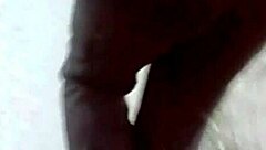 Latina culona gets intense groping and cumshot on ass from behind