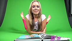 bts - captivating college cutie brittany licks her toes and soles