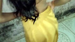 The virgin girl enjoyed her peaceful time alone in the room.