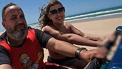 Ma Santos Rides Ted On Beach Buggy