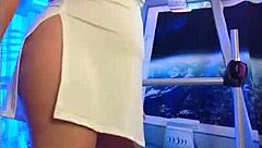 Steffi White Dances in Satin, Teasing Her Pussy with a Vibrator