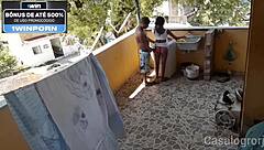 Stepdaughter Caught Washing Clothes, Forced to Suck and Fuck Doggy!