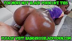 Black beauty fucked hard in interracial ass pounding!