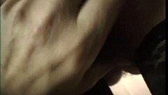 in this scene, the hairy pussy gets wet from fingering and blowjob