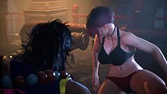 Street fighter 6 nude mods feature cammy, chun li, juri fighting.