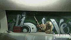 Pornstar Shawna Lenee Fucks Car In Bikini Warriors