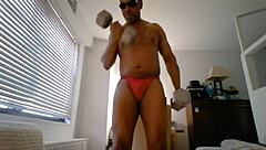 Rodney Rabbit's solo performance with a big toy on XVideos