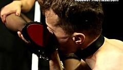russian femdom dominates with intense foot worship spanking