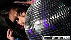 Teen Squeezes Her Big Oiled Breasts