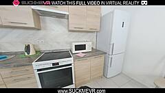 Melissa Creative moans while sucking and fucking black cock.