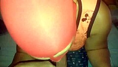 Latina sucks monster cock and cums hard