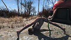 Fallout 4 Hentai Brunette Gets Pounded Hard