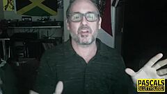 Busty Whore Throats Dick And Gags!