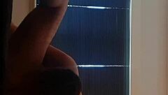 Asian girl rides in 69 position