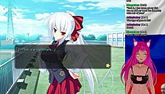 Vtuber Lewdneko Plays Girlfriend President Game