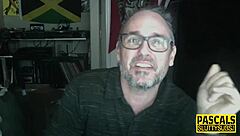 Busty Whore Throats Dick And Gags!