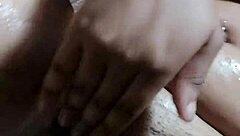 katy katie's pussy burns with desire, she showers to cool down