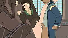 Four Elements Trainer: Azula And Mai Fuck Busty Babes In Time Travel Anal