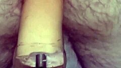 Me using my 10 inch dildo