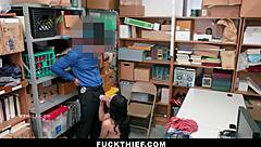 black teen confronted by officer at work