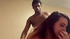 White snow bunny enjoys hardcore fucking with big cock