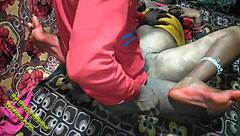 French elf engages in dirty outdoor cum talk and jerk instructions