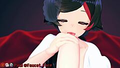 go on white girl suck that big cock deep