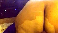 Thick latina wife rides hubby's big black cock