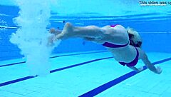 elena proklova's blonde beauty underwater