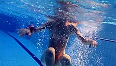 elena proklova's blonde beauty underwater